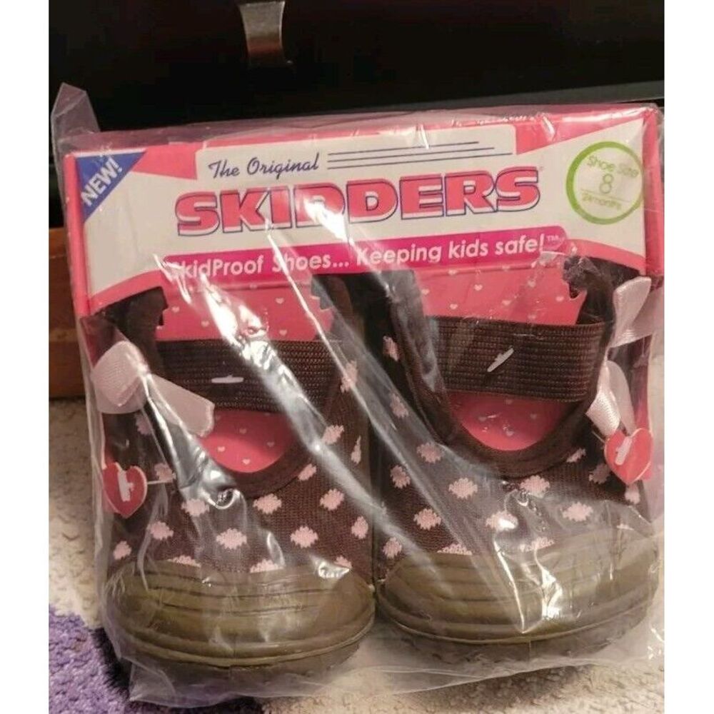Skidders Toddler Girl Size‎ 8  Skidproof  Shoes 24 Month